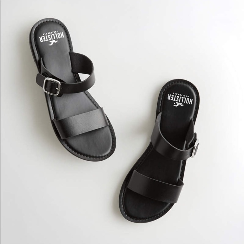 Double Strapped Slide Sandals